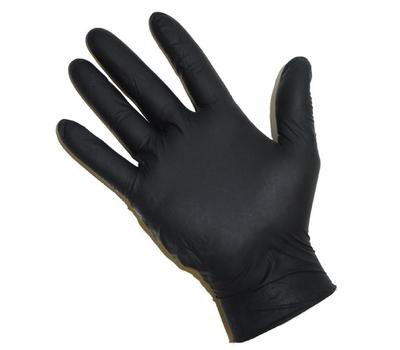 image of Comfort Touch Black Nitrile Gloves Powder Free 100 pack